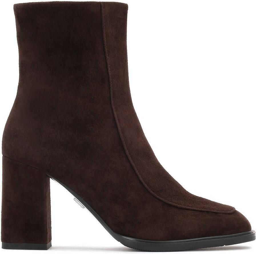 Kazar Bruine suède laarzen met vierkante neus