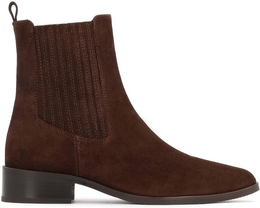 Kazar Brown suede leather Chelsea boots