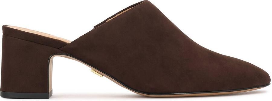 Kazar Brown suede mules