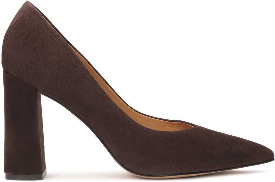 Kazar Brown suede pumps