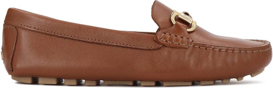 Kazar Brown timeless leather moccasins