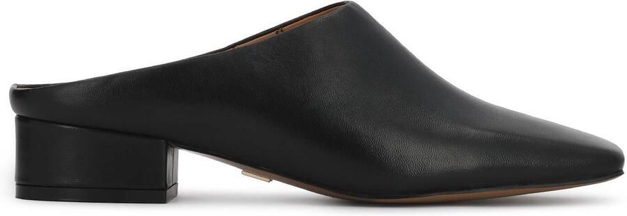 Kazar Built-up leather mules with low heel