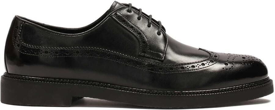 Kazar Business black men's brogue half shoes