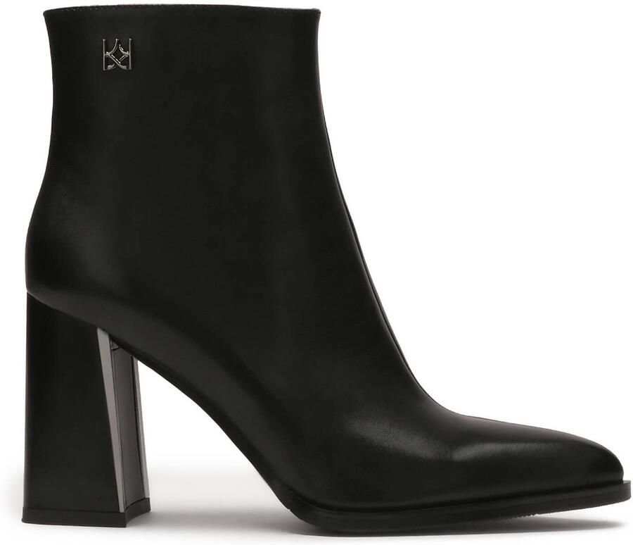 Kazar Classic black boots on an embellished post