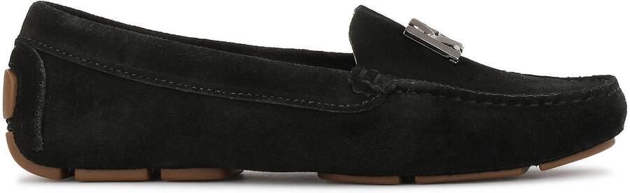 Kazar Classic black suede moccasins
