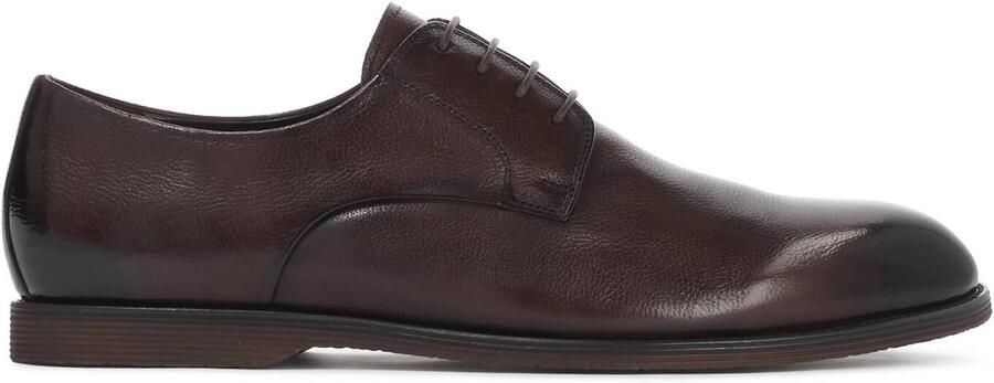 Kazar Classic brown grained leather shoes