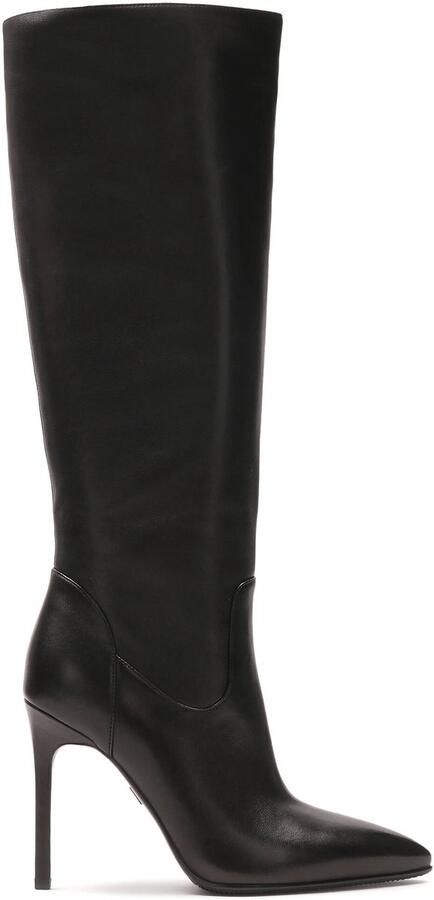 Kazar Elegant black stiletto heeled boots