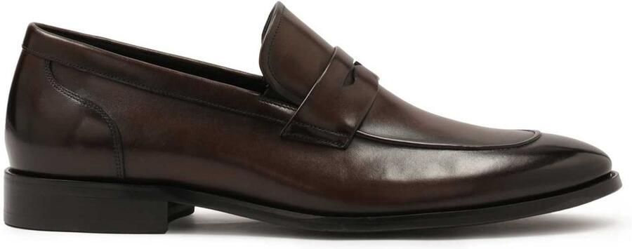 Kazar Elegant brown leather loafers