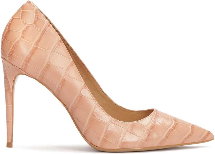 Kazar Embossed leather pumps