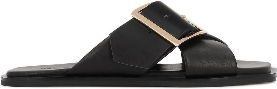 Kazar Flat slides with crisscrossing straps
