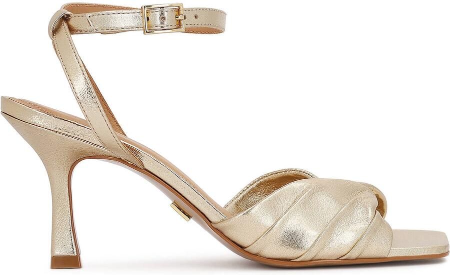 Kazar Gouden sandalen met bandjes rond de enkel