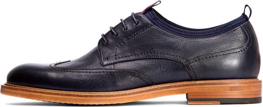 Kazar Heren marineblauwe Derby schoenen
