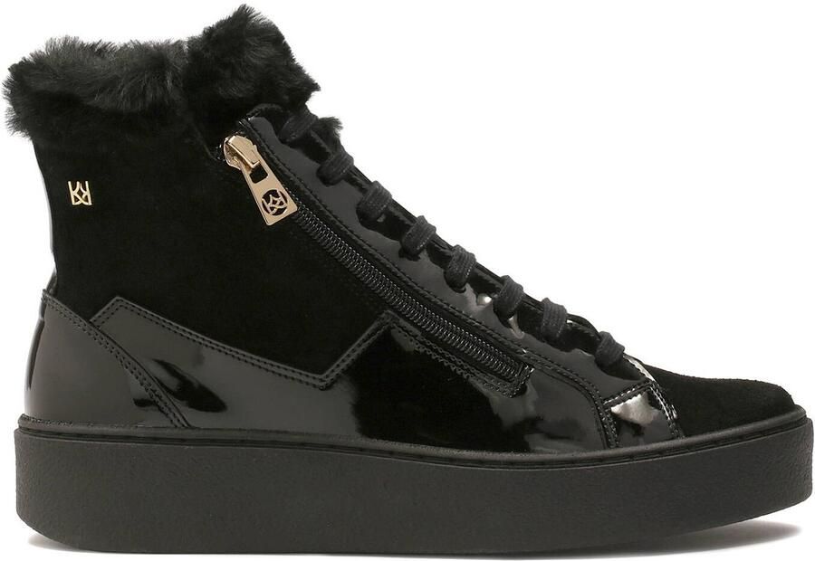 Kazar Geïsoleerde hoge sneakers met rits Black Dames