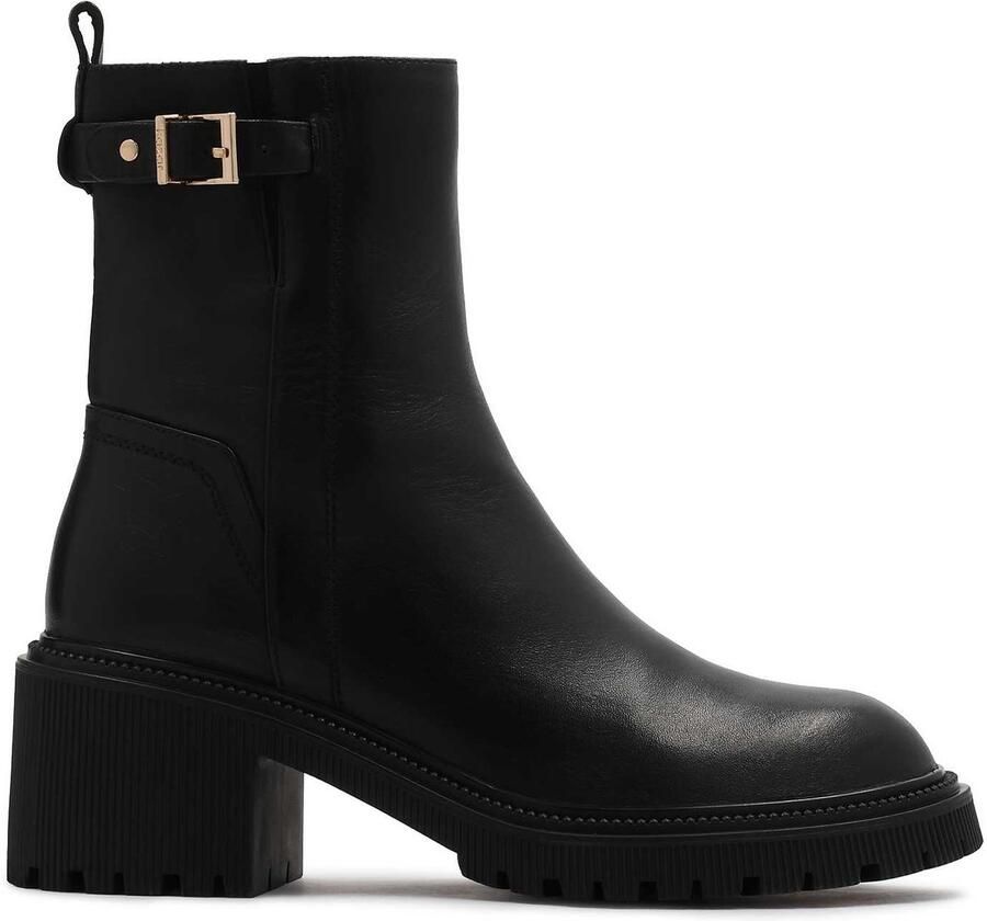 Kazar Leather boots with zipped upper