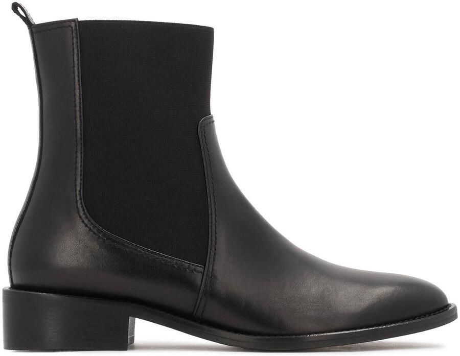 Kazar Leather Chelsea boots with elastic upper