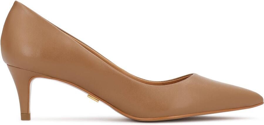 Kazar Light brown low stiletto pumps - Foto 1
