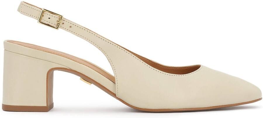 Kazar Light leather slingback pumps