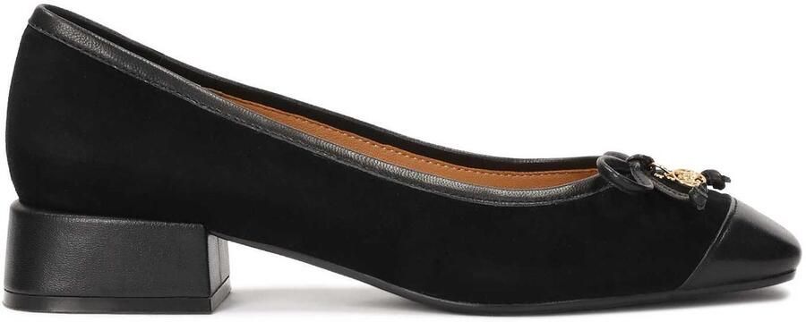 Kazar Low pumps in suede and smooth leather