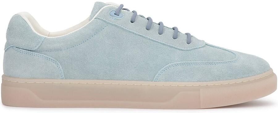 Kazar suède sneakers voor heren in een blauwe tint