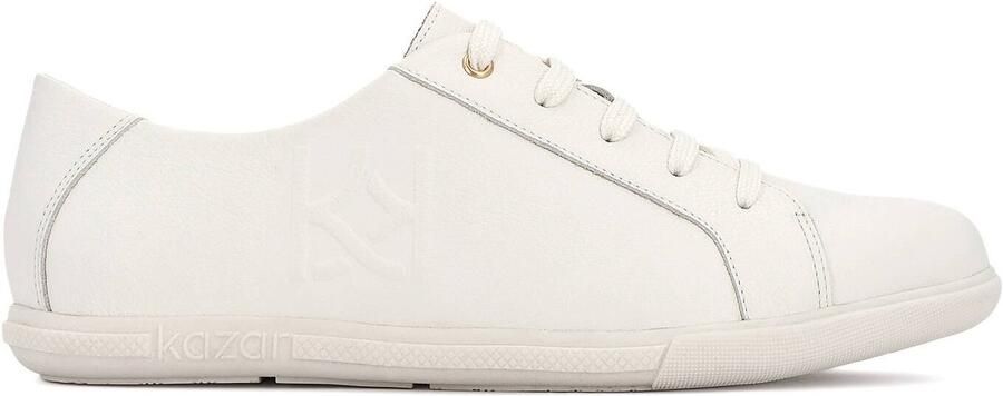 Kazar Minimalist white leather sneakers