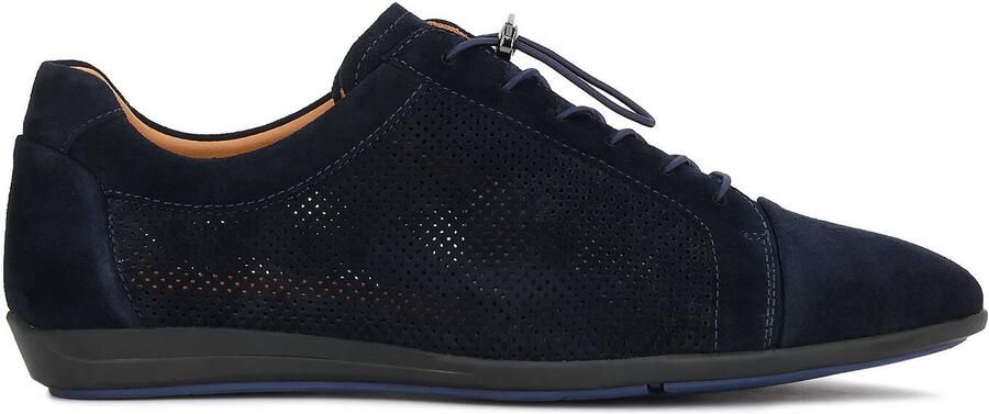 Kazar marineblauwe instapschoenen met elastische band