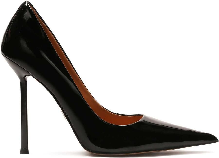 Kazar Patent leather black pumps with a slender heel
