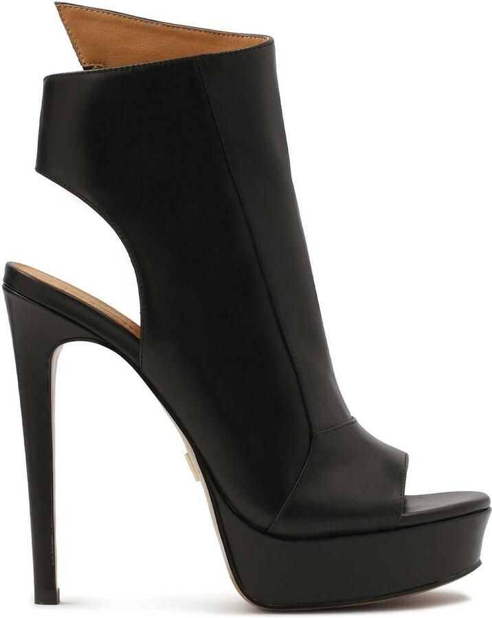 Kazar Peep toe laarzen met platform