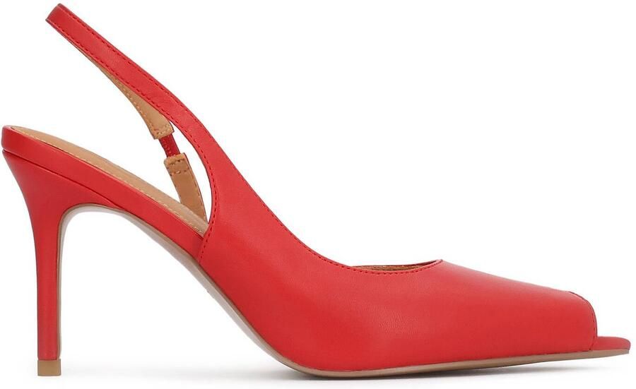 Kazar Rode pumps met uitsparingen