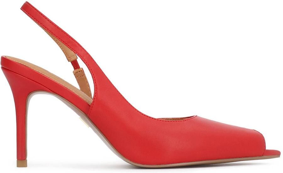 Kazar Rode pumps met uitsparingen