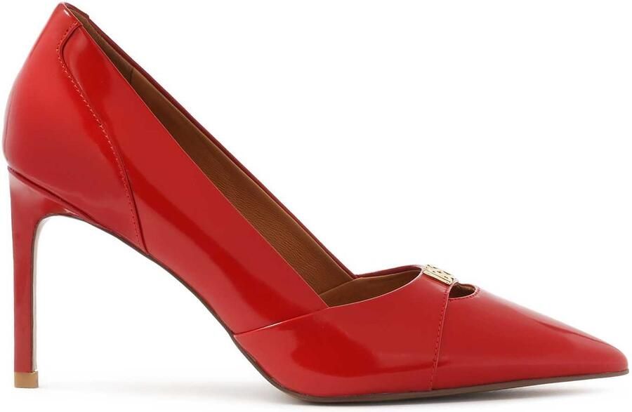 Kazar Red pumps with cut-out upper
