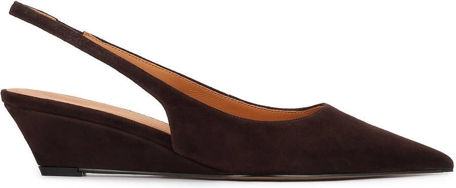 Kazar Slingback pumps on a platform heel