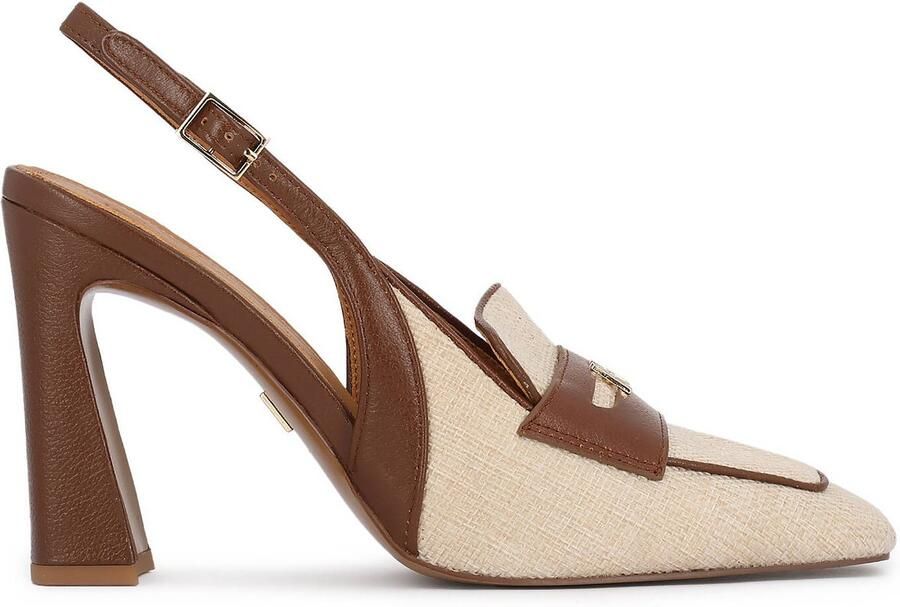 Kazar Slingback pumps with a touch of modern elegance