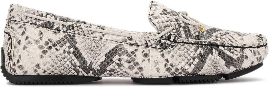 Kazar Snakeskin patterned moccasins