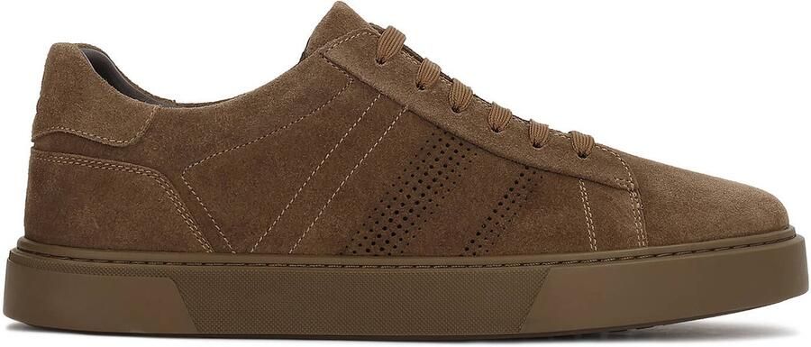 Kazar Suede sneakers with decorative stitching