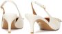 Kazar Bruiloft lage stiletto-pompen met sieradenversiering Beige Dames - Thumbnail 1