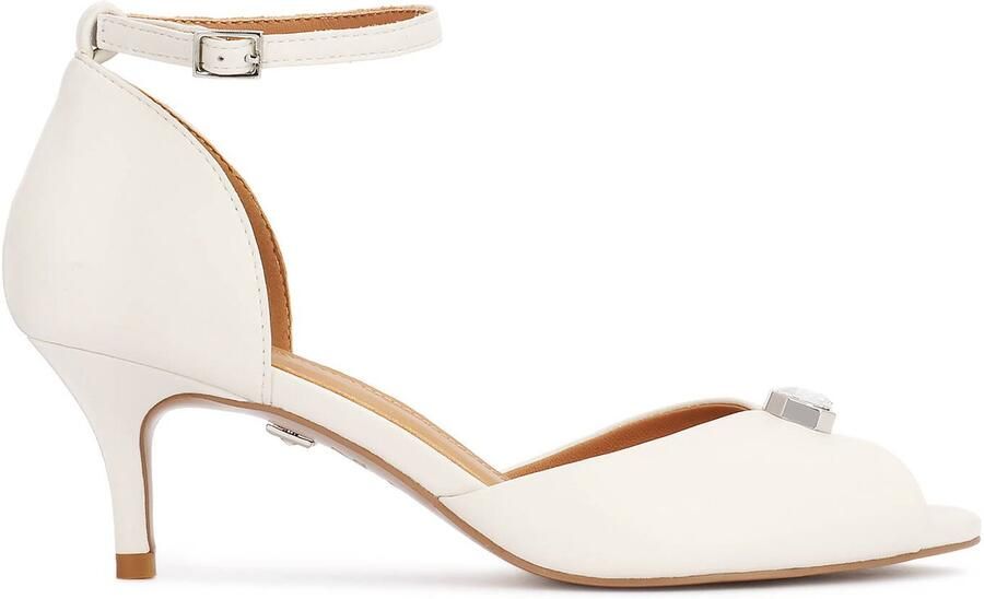 Kazar Wedding sandals with glittering embellishment