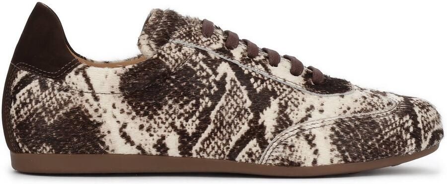 Kazar Women's leather sneakers with natural hair finish