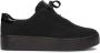 Kazar Dames zwarte sneakers met aantrekkelijke vetersluiting - Thumbnail 1