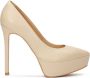 Kazar Leather high stiletto pumps with platform - Thumbnail 1