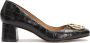 Kazar Leren pumps met een brede hak Black Dames - Thumbnail 1