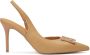 Kazar Leather pumps with open heel - Thumbnail 1