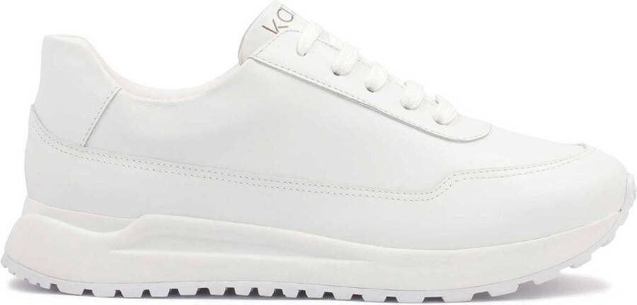 Kazar Leather white sneakers on a comfortable sole
