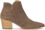 Kazar Lage cowboy laarzen in suède Beige Dames - Thumbnail 3