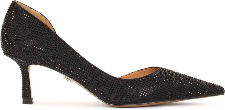 Kazar Low pumps with cutout upper decorated with crystals