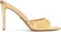 Kazar Dames luxe gouden leren muilen Yellow Dames - Thumbnail 1