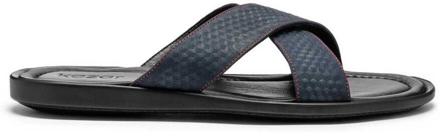 Kazar Heren marineblauwe slides Blue Heren