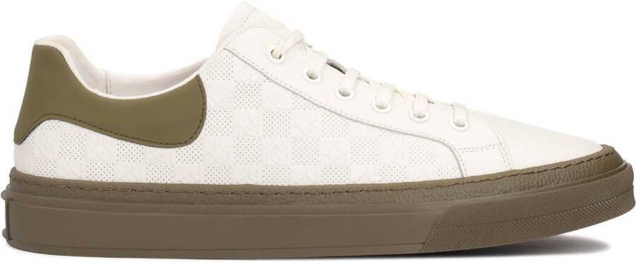 Kazar Men's leather sneakers with embossed logo