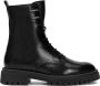 Kazar Minimalistische leren laarzen in militaire stijl Black Dames - Thumbnail 3