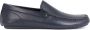 Kazar Heren marineblauwe leren instap mocassins Blue Heren - Thumbnail 1