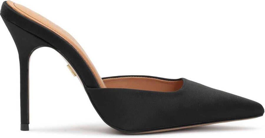 Kazar Mules on a heel with full pointed toe
